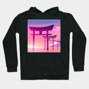 Landscape Art Welcome to Chinna pink Hoodie